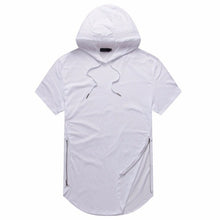 Load image into Gallery viewer, Hoodie Side Zipper T shirt