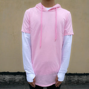 Hoodie Side Zipper T shirt