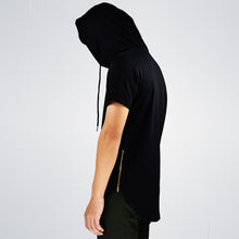 Load image into Gallery viewer, Hoodie Side Zipper T shirt