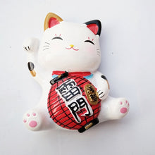 Load image into Gallery viewer, 3D Lucky Cat Fridge Magnet